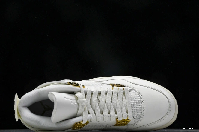 1st Kicks Gold Retro Metallic 4 Jordan AQ9129-170 0712